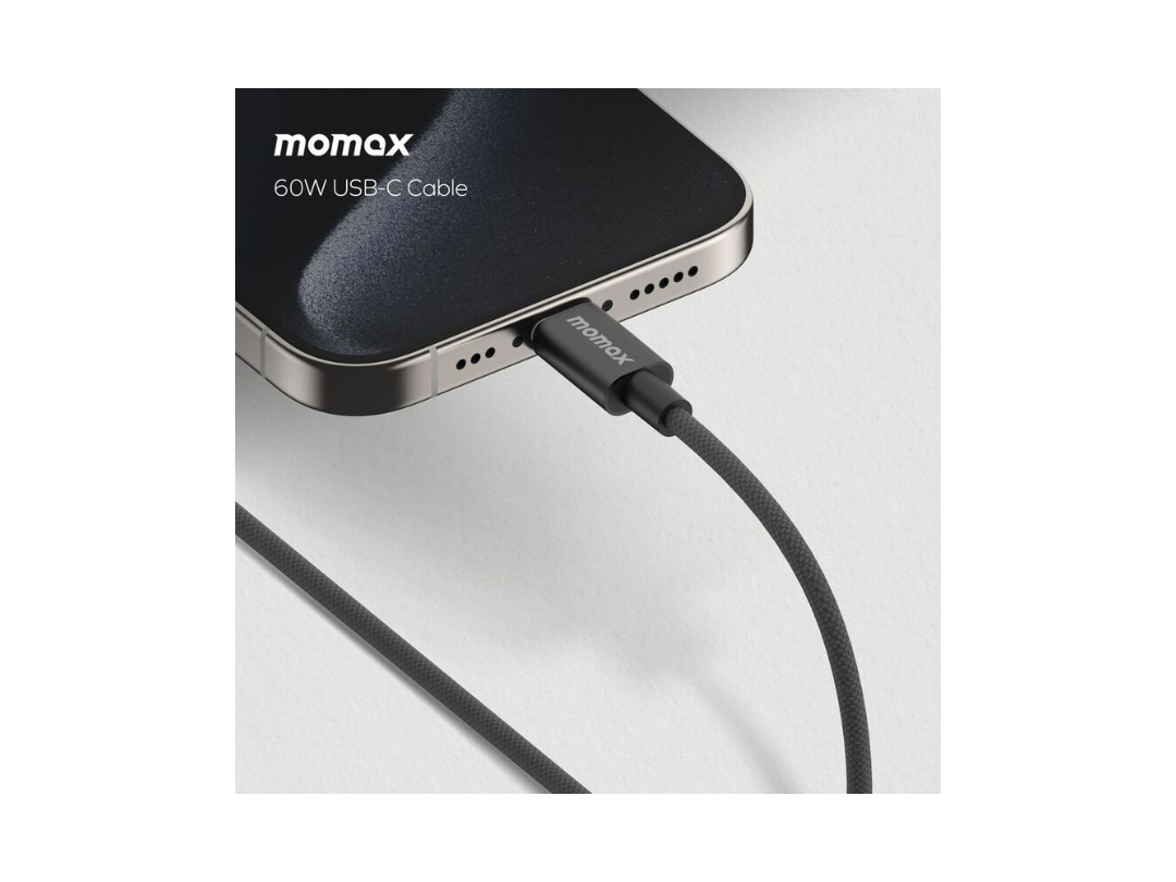 Buy Momax Elite 60W USB-C to USB-C Cable 1.5m Fast Charging Black in Qatar Buy Momax Elite 60W USB-C to USB-C Cable 1.5m Fast Charging Black in Qatar